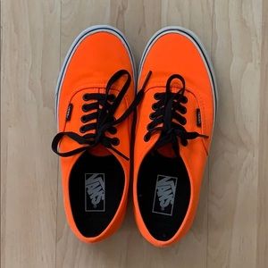 AUTHENTIC Rare Orange Vans